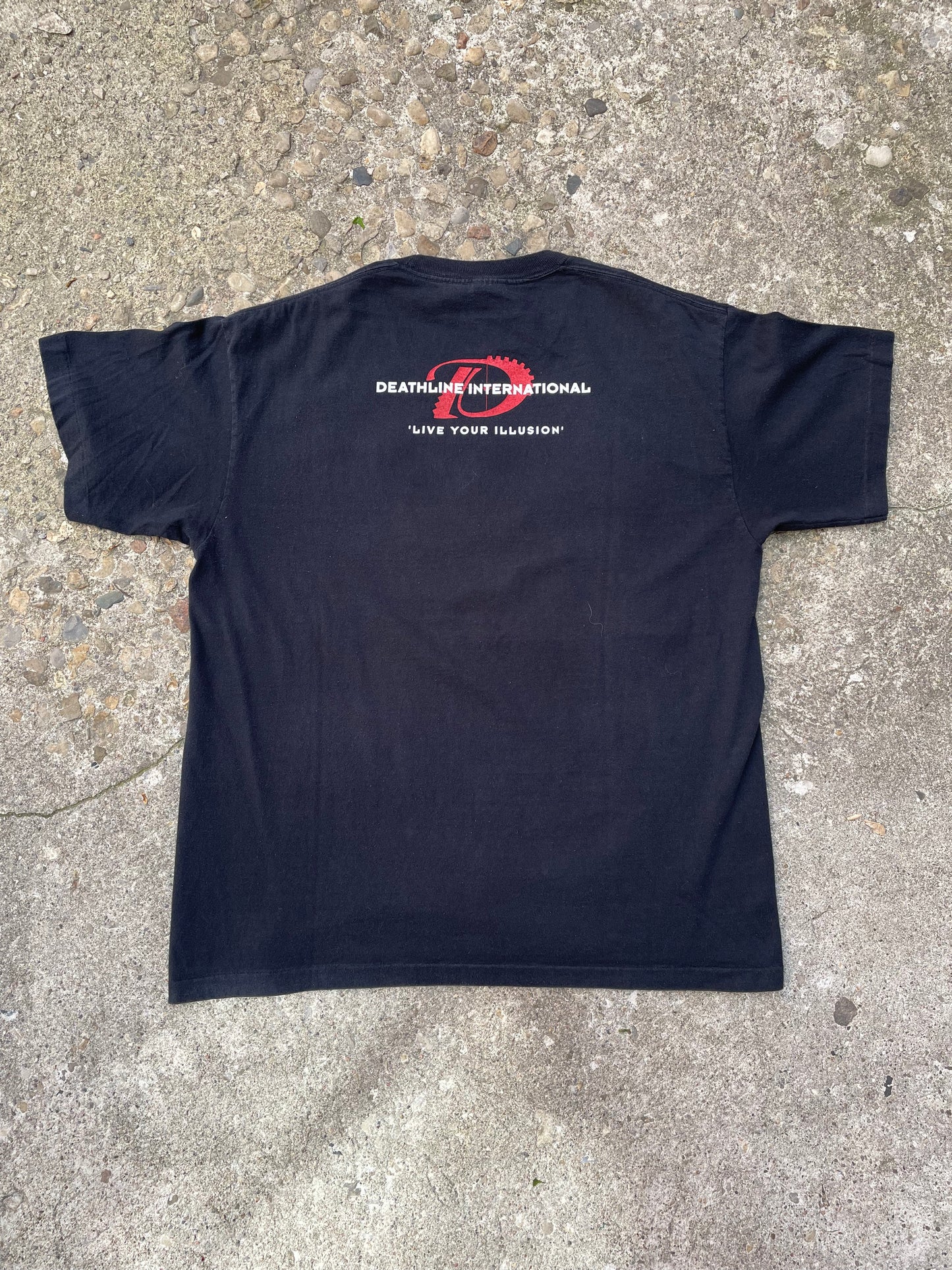 1997 'Arashi Syndrom' Deathline International Industrial Band T-Shirt - XL