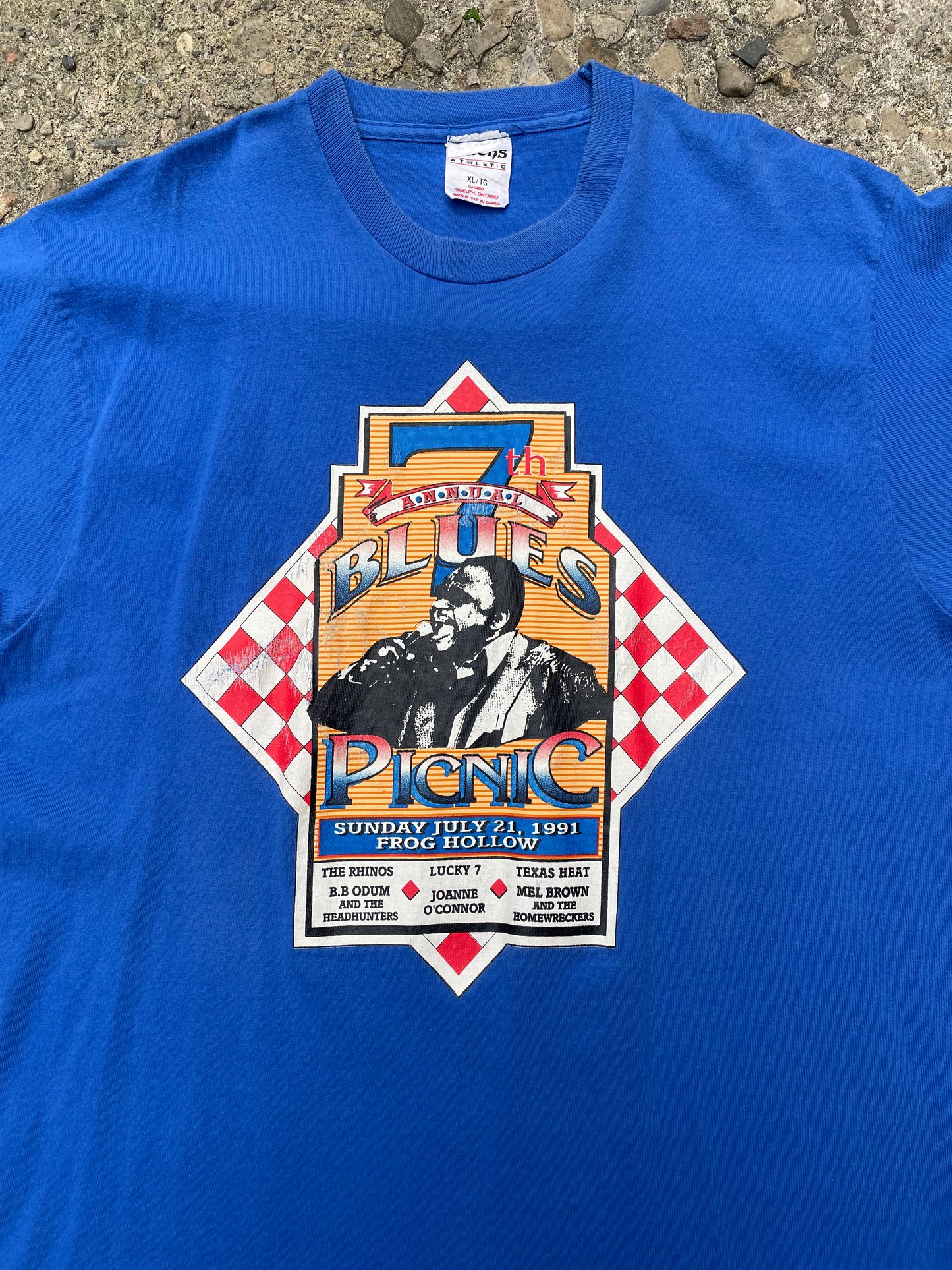 1991 7th Annual Blues Picnic T-Shirt - XL