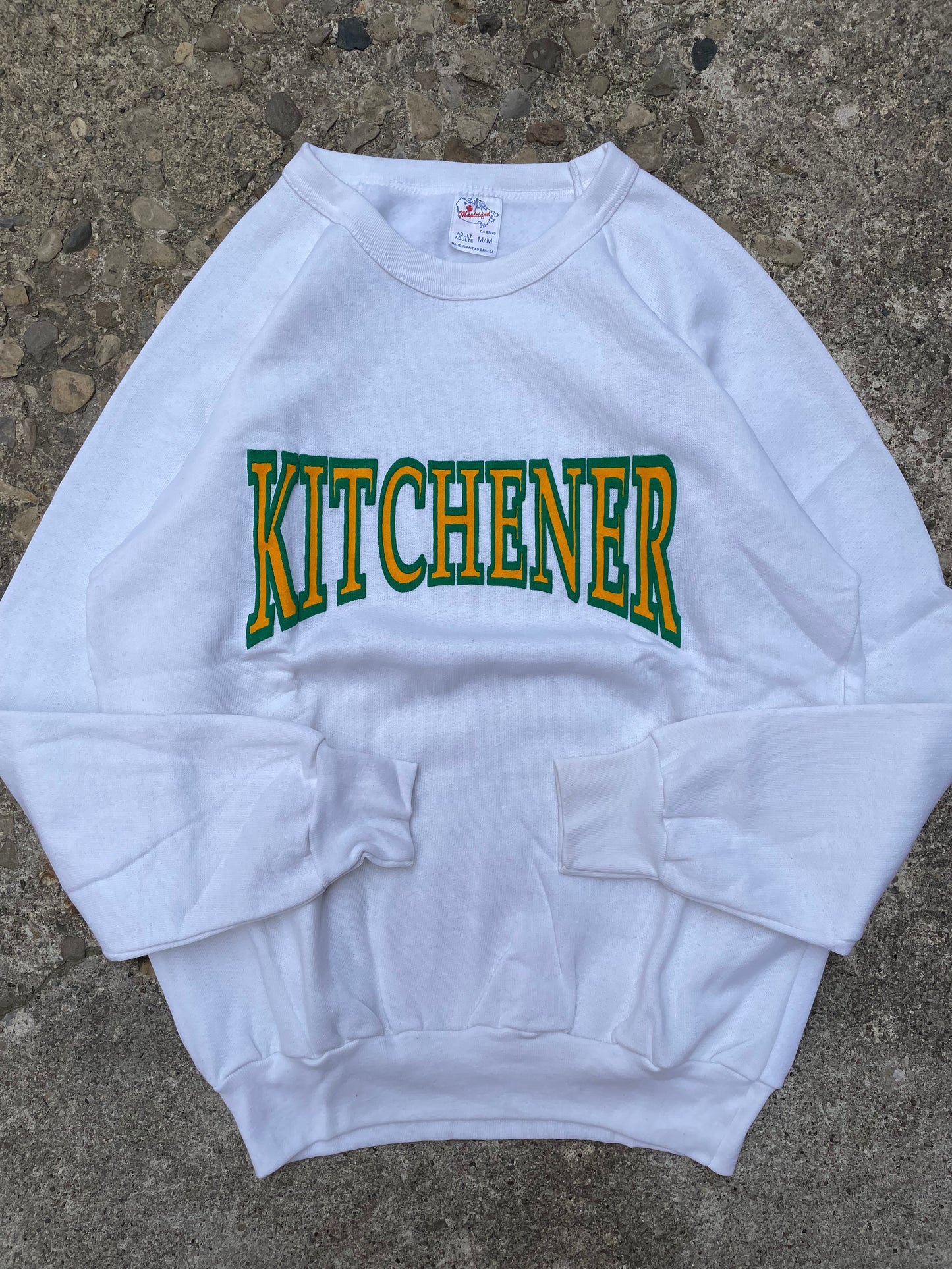 1980's Kitchener Graphic Crewneck Sweatshirt - M