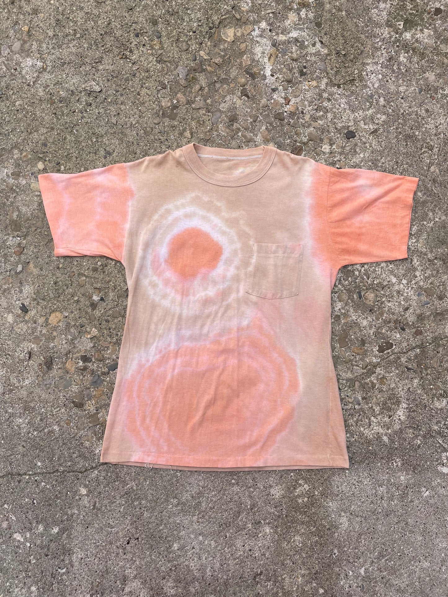 1980's Tie Dye Pocket T-Shirt - L