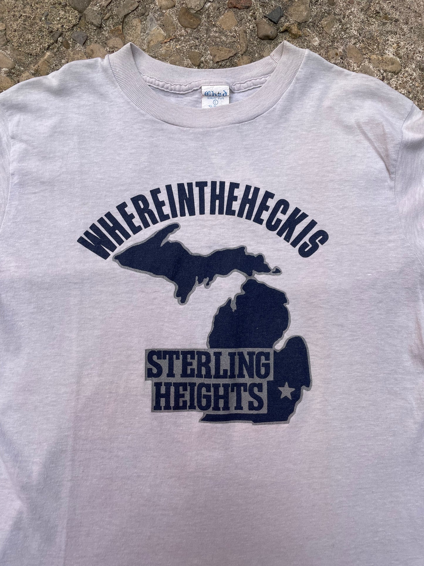 1970's/1980's 'Where in the Heck is Sterling Heights' T-Shirt - M