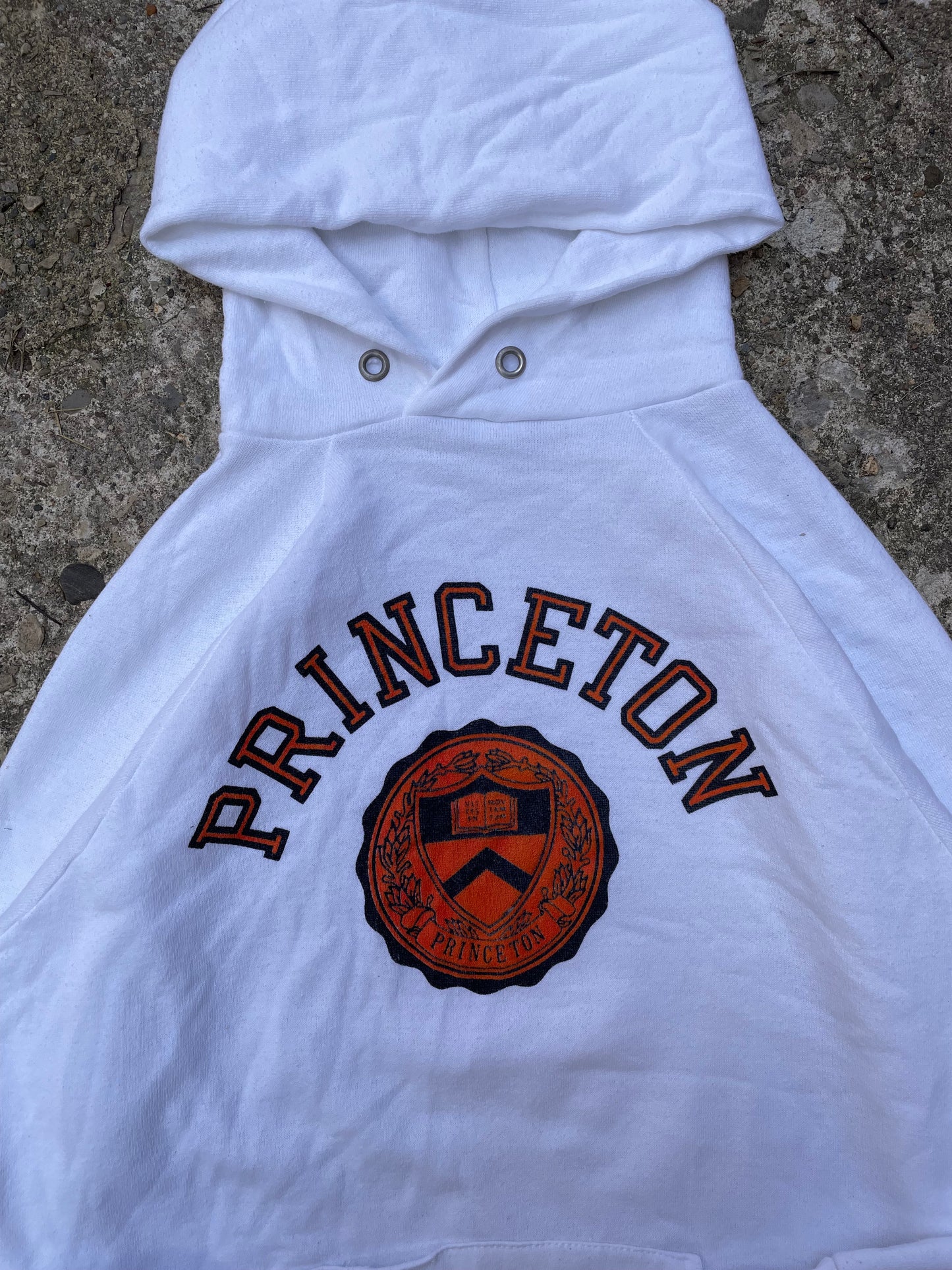 1980's Champion Princeton University Hoodie Sweatshirt - L
