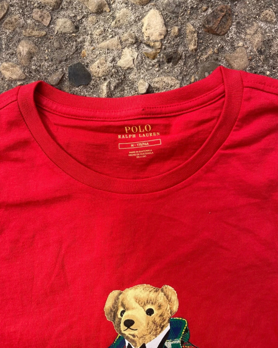 Polo Ralph Lauren 'Duffle Coat Bear' T-Shirt - M