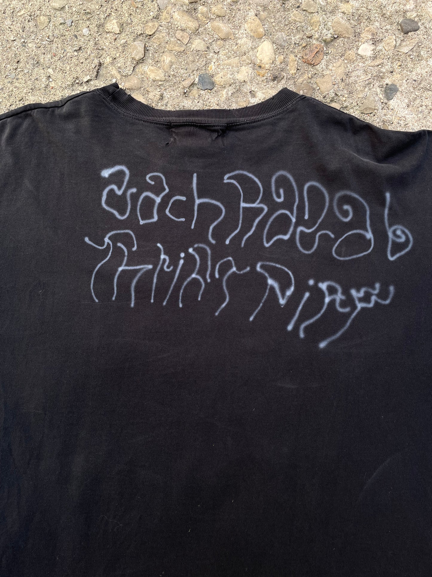 Zach Gucci Razal x Thrift Piff Airbrush 'Chair' T-Shirt - XXL