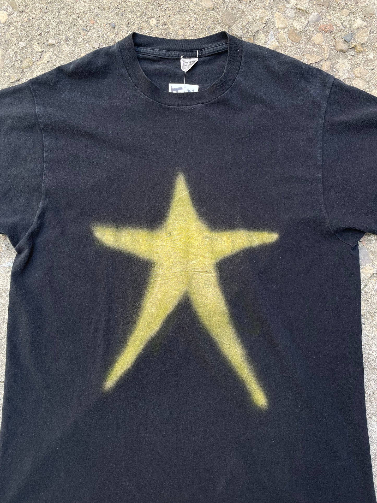 Zach Gucci Razal x Thrift Piff Airbrush 'Star' T-Shirt - XL