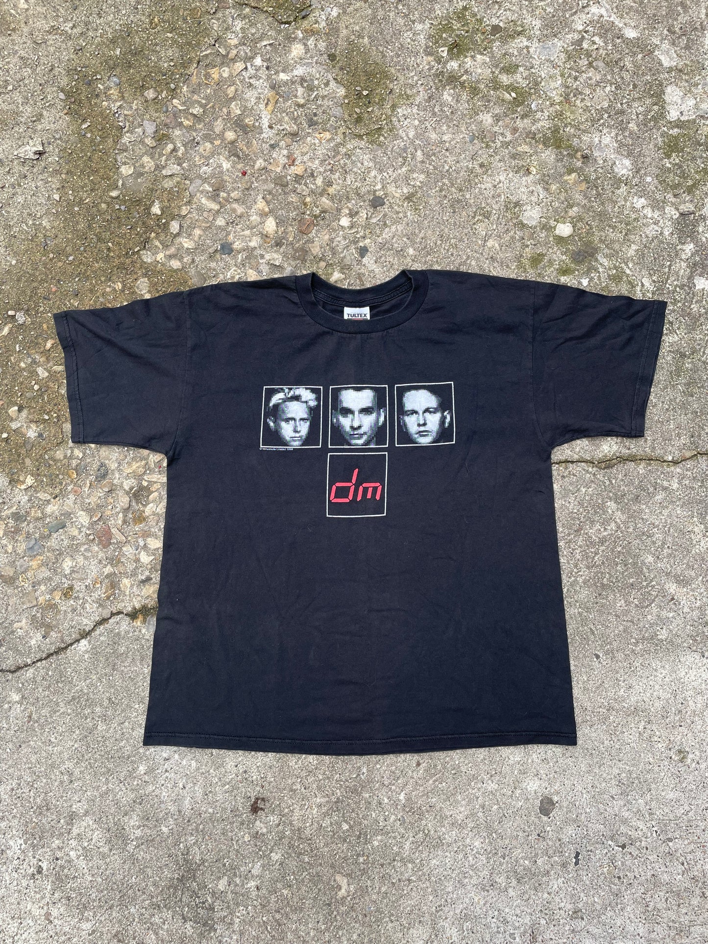 1998 Depeche Mode 'The Singles' Tour Band T-Shirt - XL