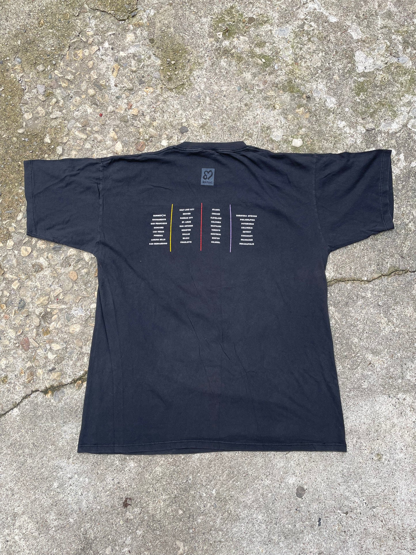 1994 Depeche Mode 'DM Plus' Summer Tour Band T-Shirt - XL