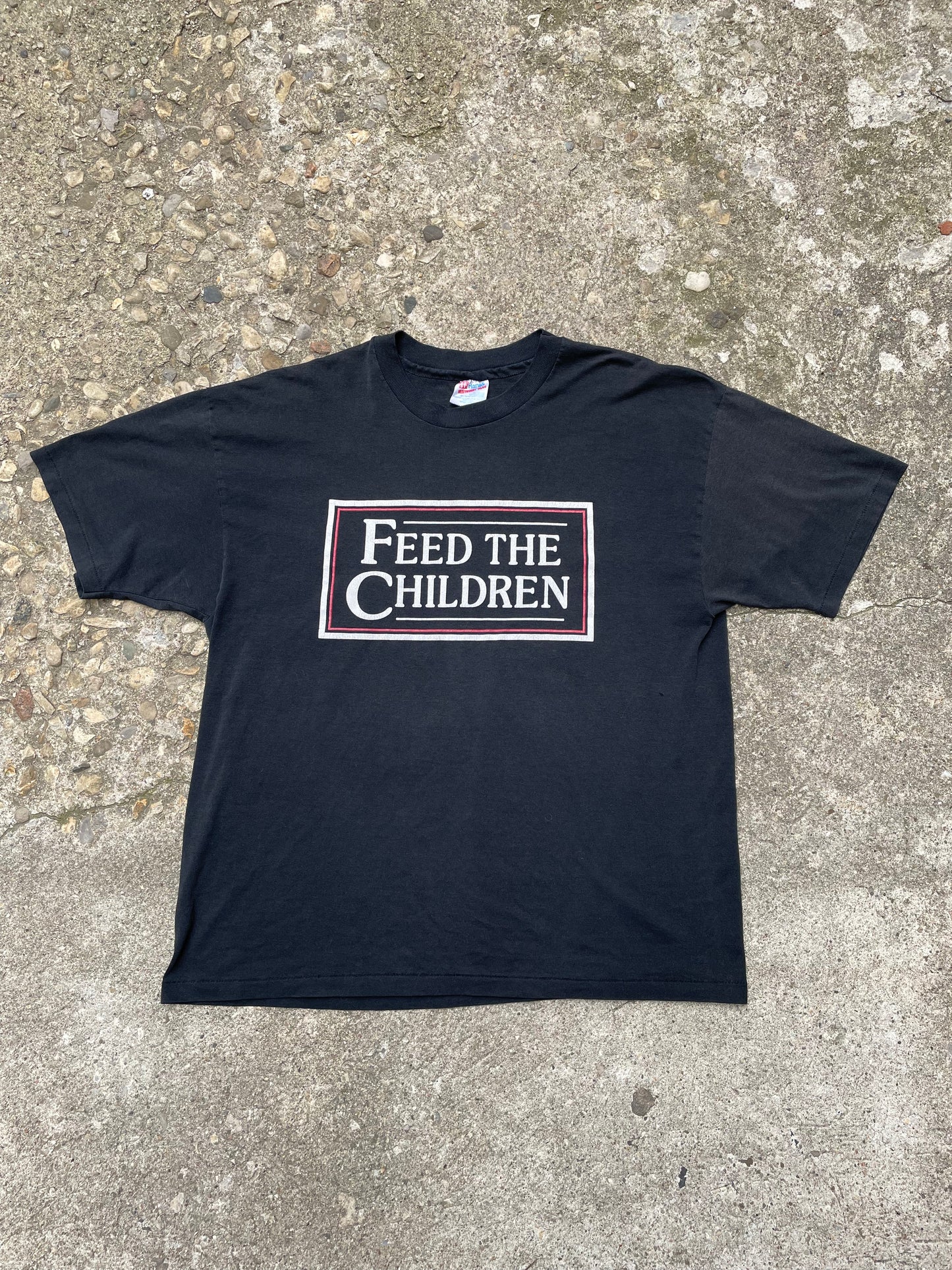 1990's 'Feed the Children' Graphic T-Shirt - XL