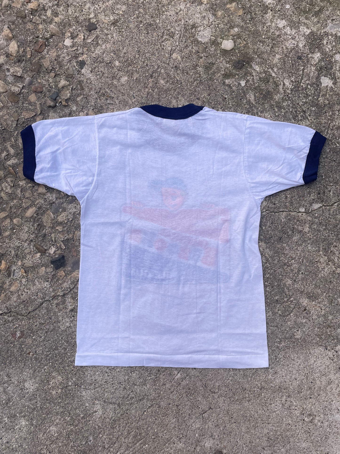 1986 Bazooka Bubble Gum Ringer Baby T-Shirt - S