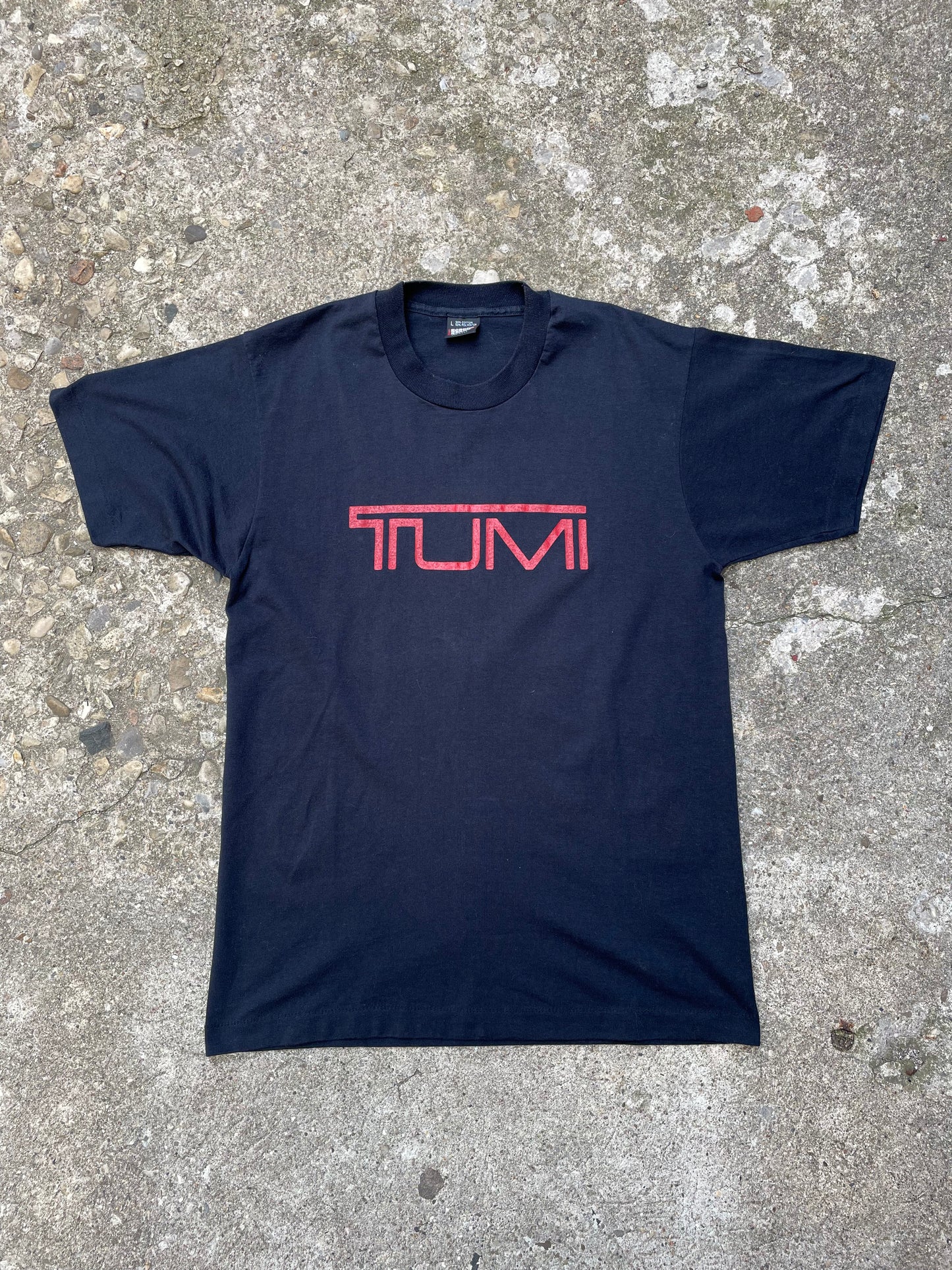 1990's Tumi Graphic Logo T-Shirt - L