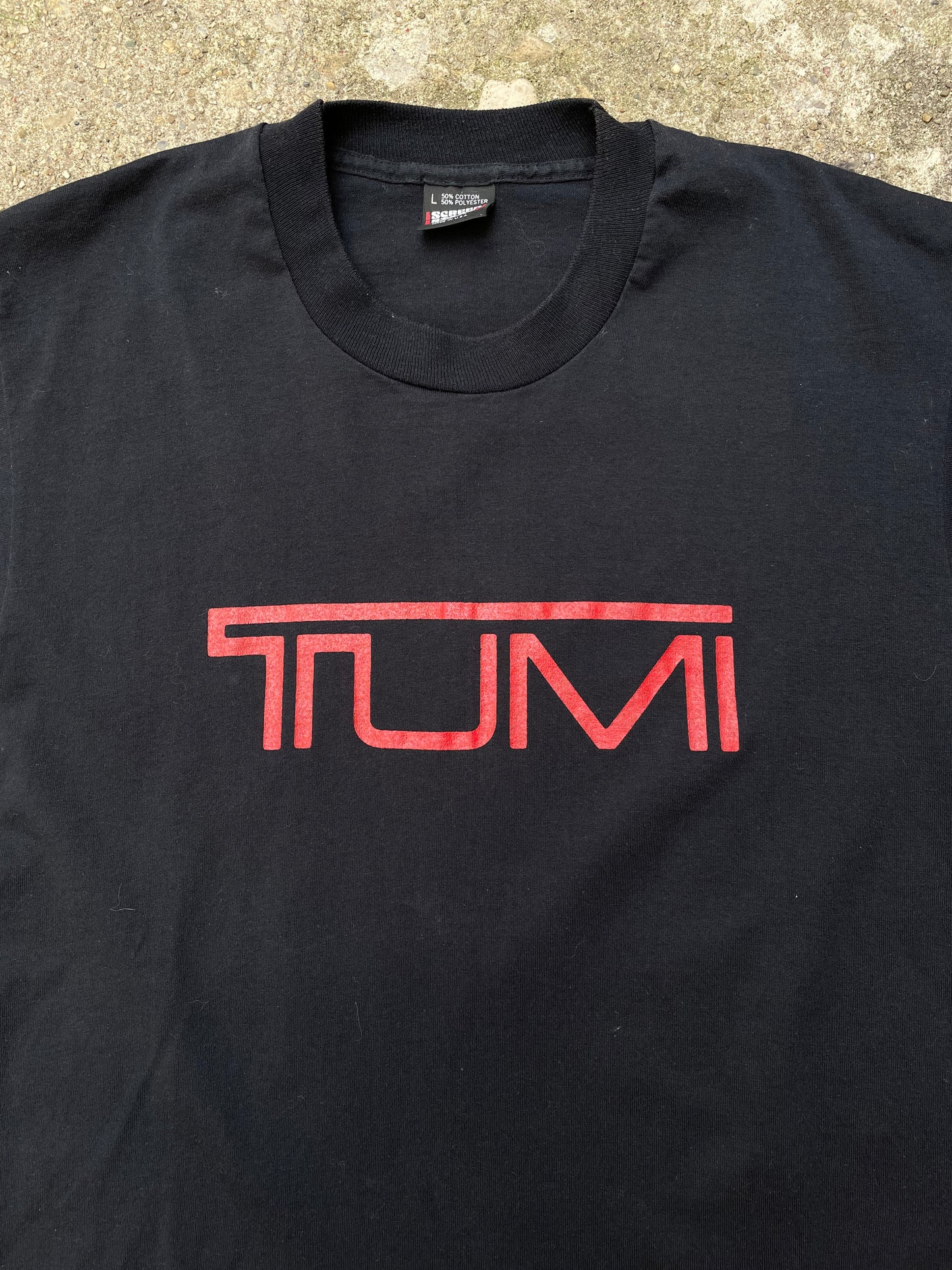1990's Tumi Graphic Logo T-Shirt - L