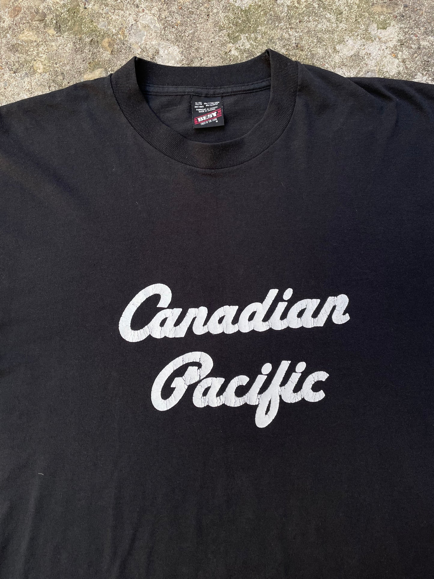 1990's Canadian Pacific Railway Graphic T-Shirt - XL