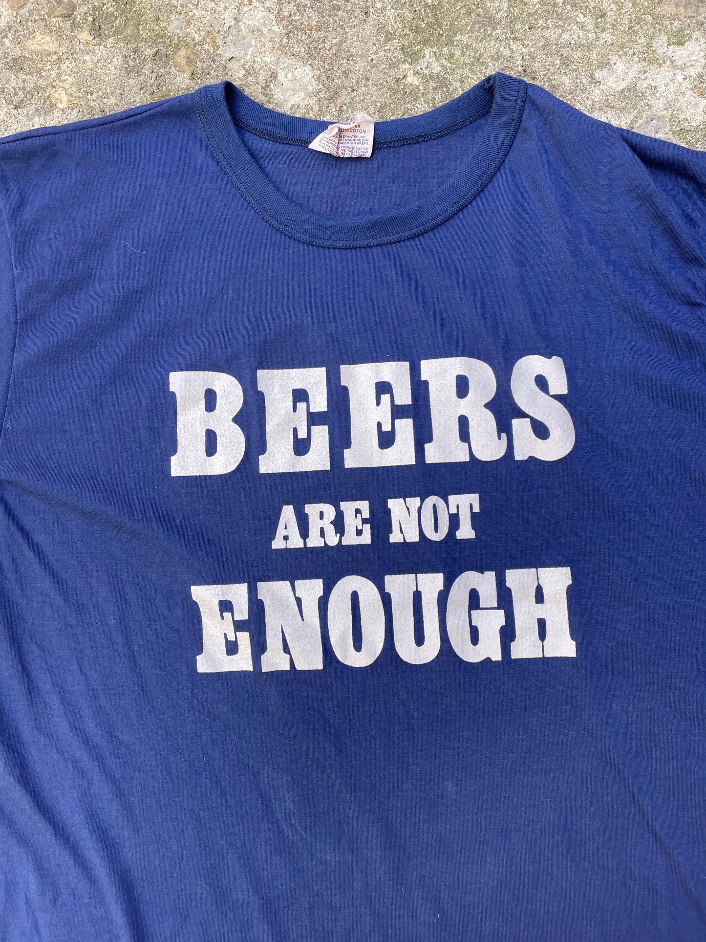 1980's 'Beers Are not Enough' Graphic T-Shirt - M