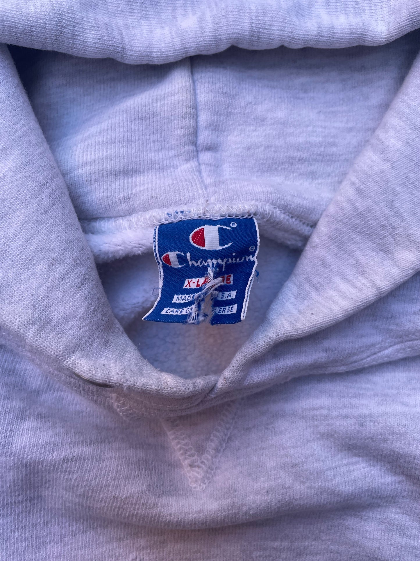 1990's Champion Hoodie Sweatshirt - XL