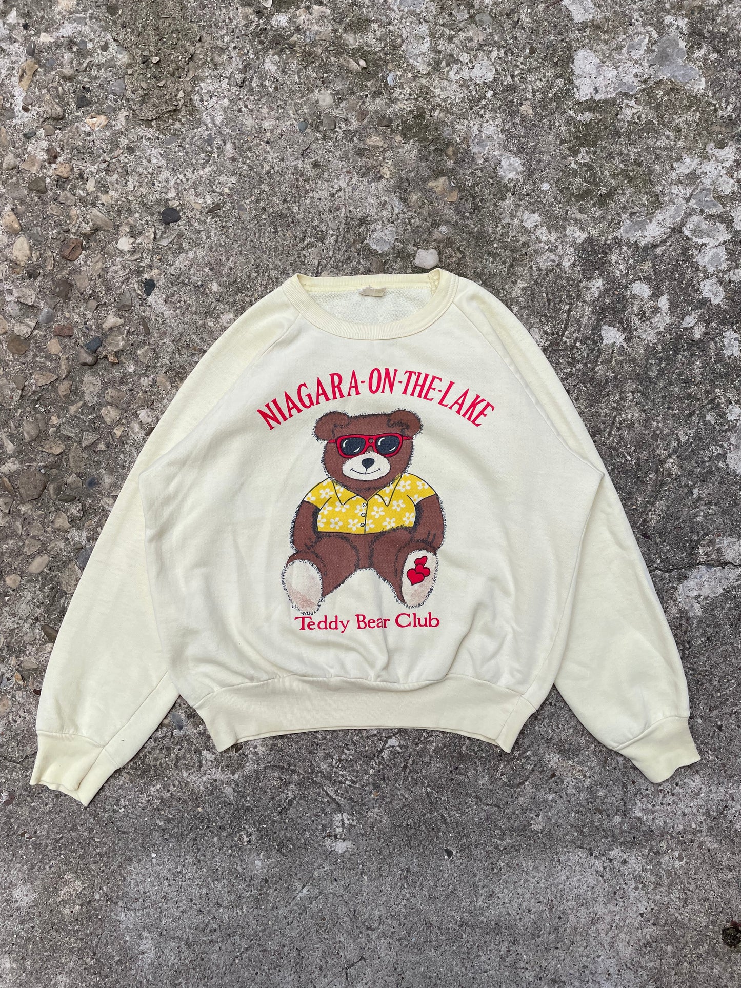 1980's Niagara on the Lake Teddy Bear Club Crewneck Sweatshirt - S