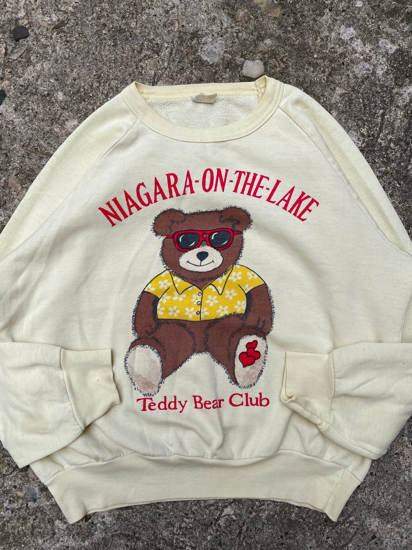 1980's Niagara on the Lake Teddy Bear Club Crewneck Sweatshirt - S