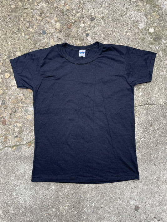 1990's Blank Black T-Shirt - M
