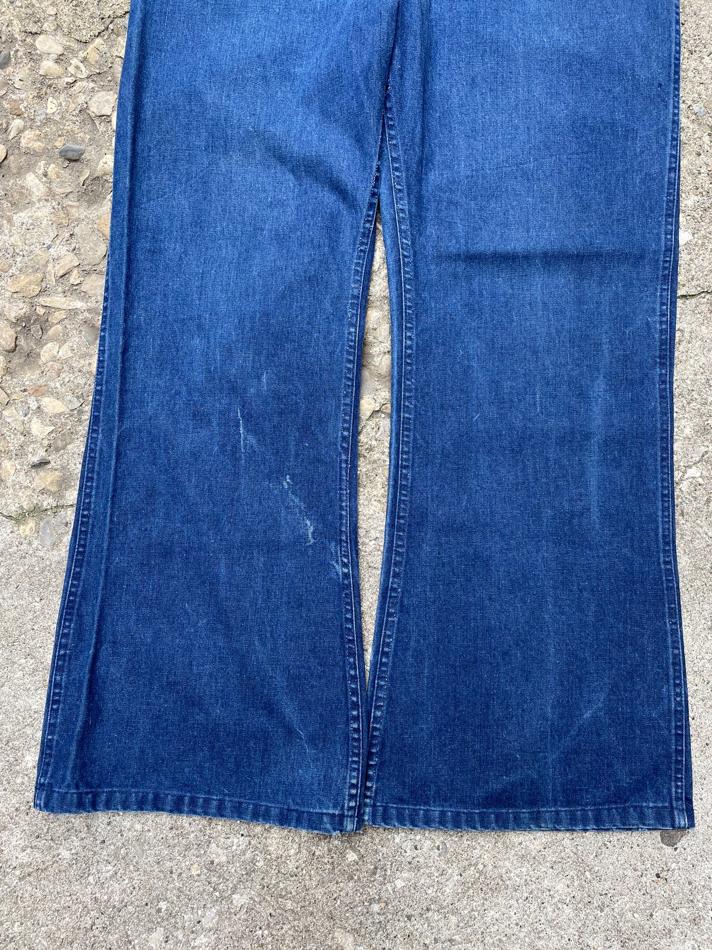 1968 U.S. Navy Stencilled Denim Deck Jeans - 37