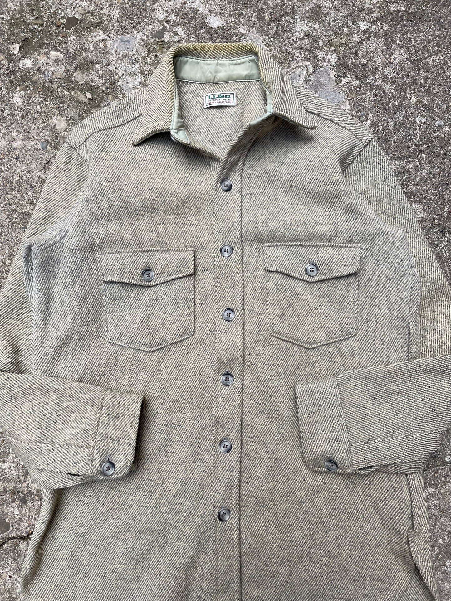 1980's L.L. Bean Northwoods Heavy Wool Shirt - L