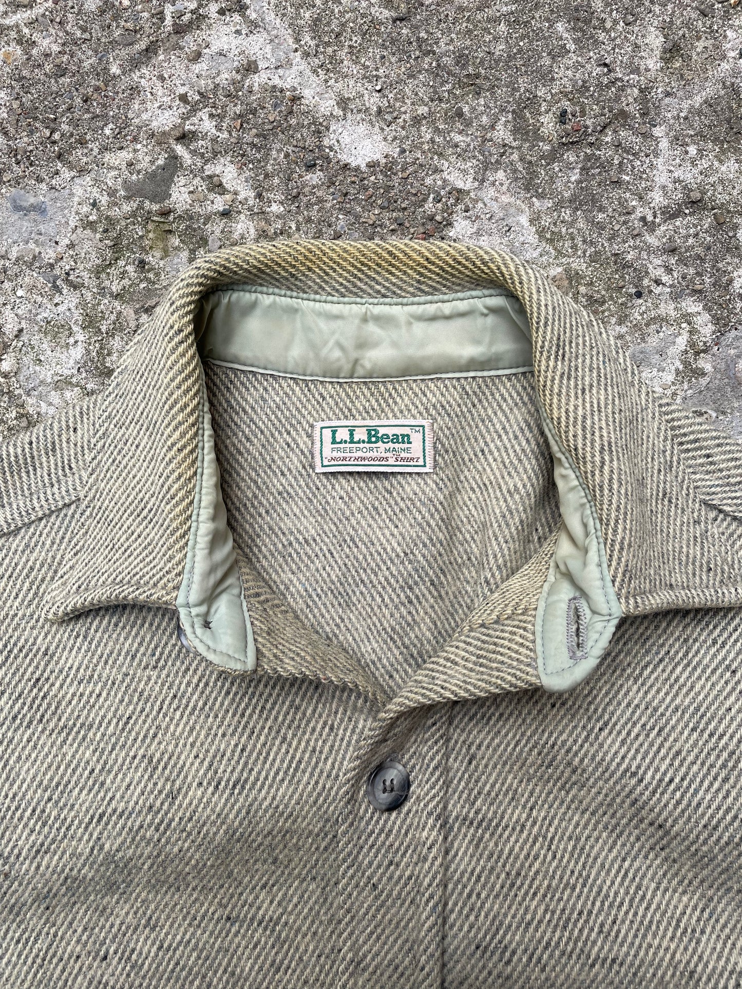 1980's L.L. Bean Northwoods Heavy Wool Shirt - L