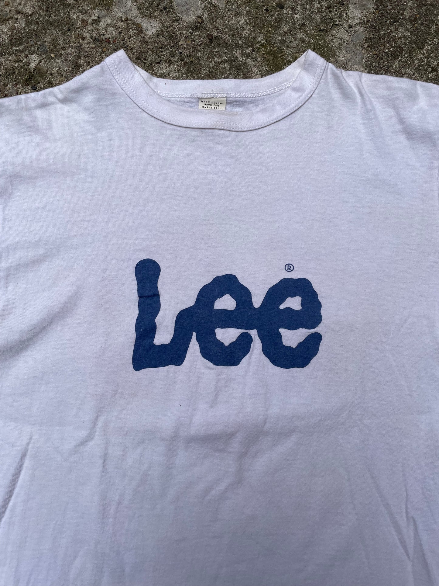 1970's/1980's Lee Graphic Ringer T-Shirt - L