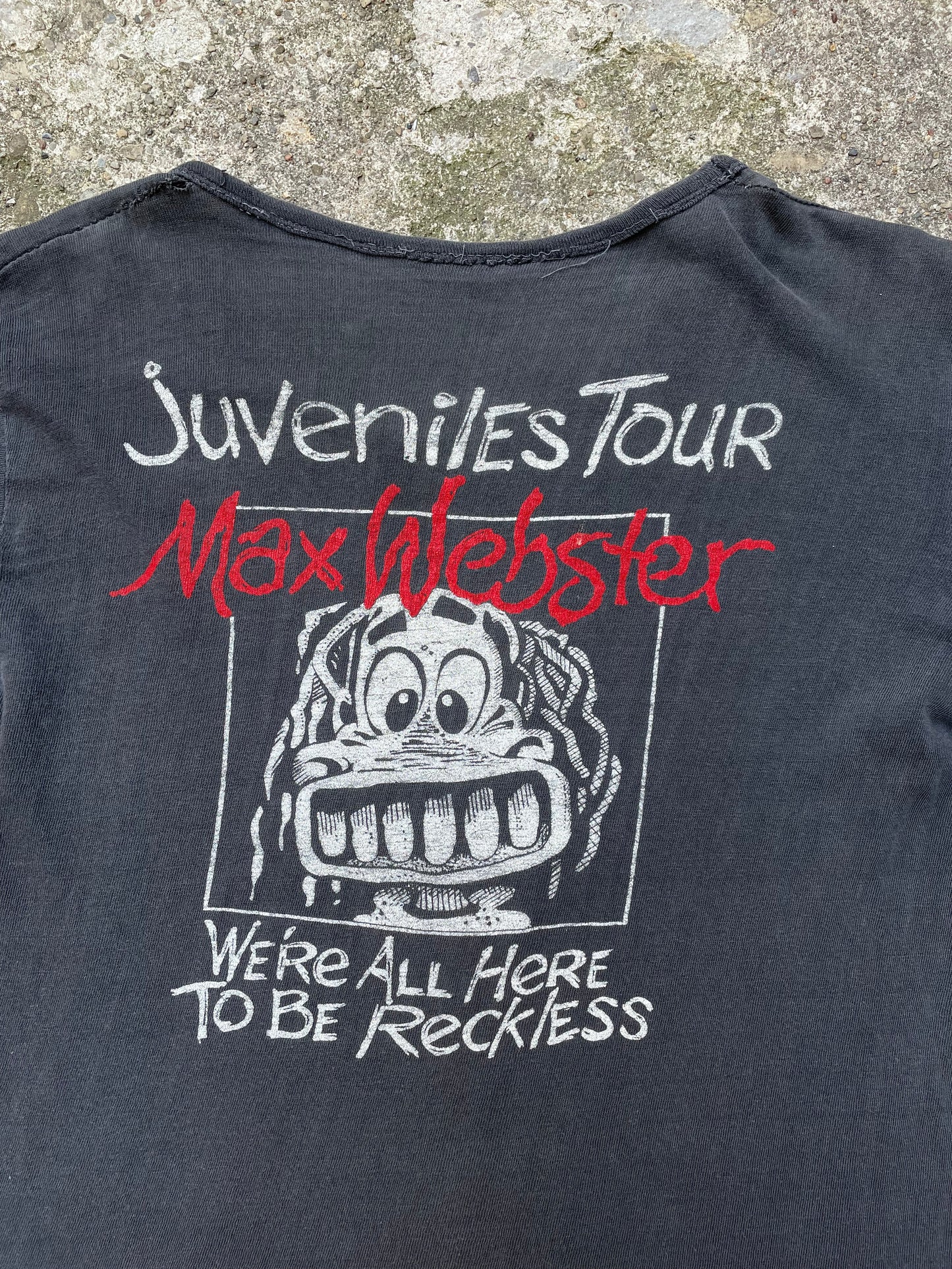 1981 Max Webster 'Universal Juveniles' Tour Band T-Shirt - M