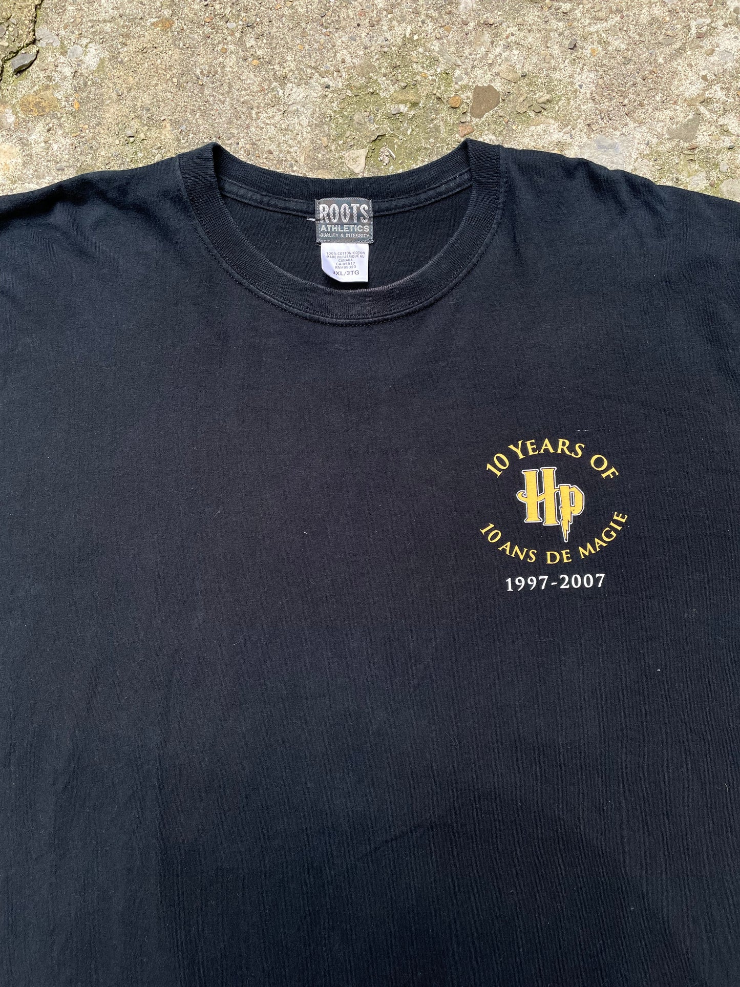 2007 10 Years of Harry Potter Books Graphic T-Shirt - 3XL