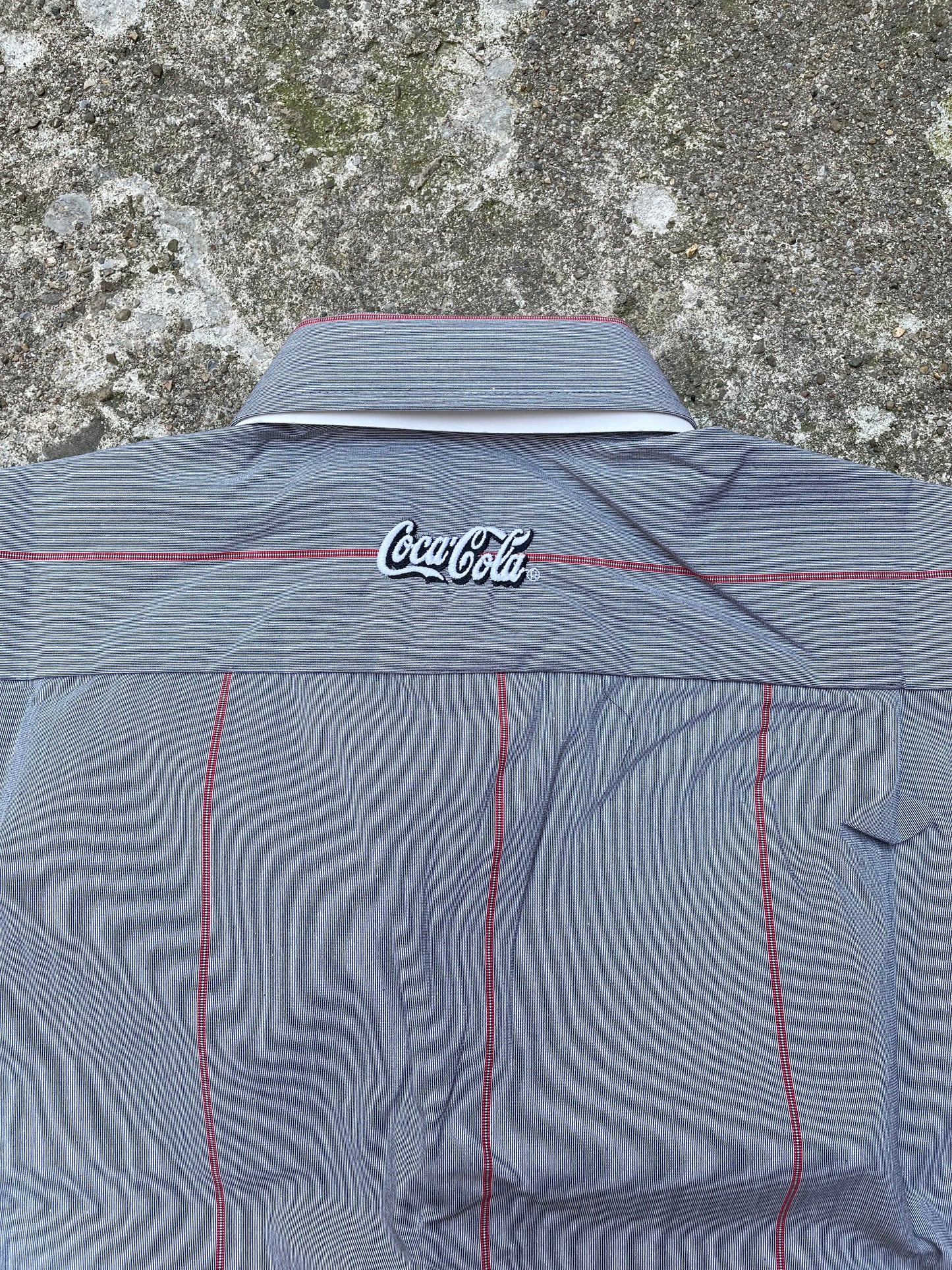 1980's/1990's Coca-Cola Button Up Work Shirt - XL