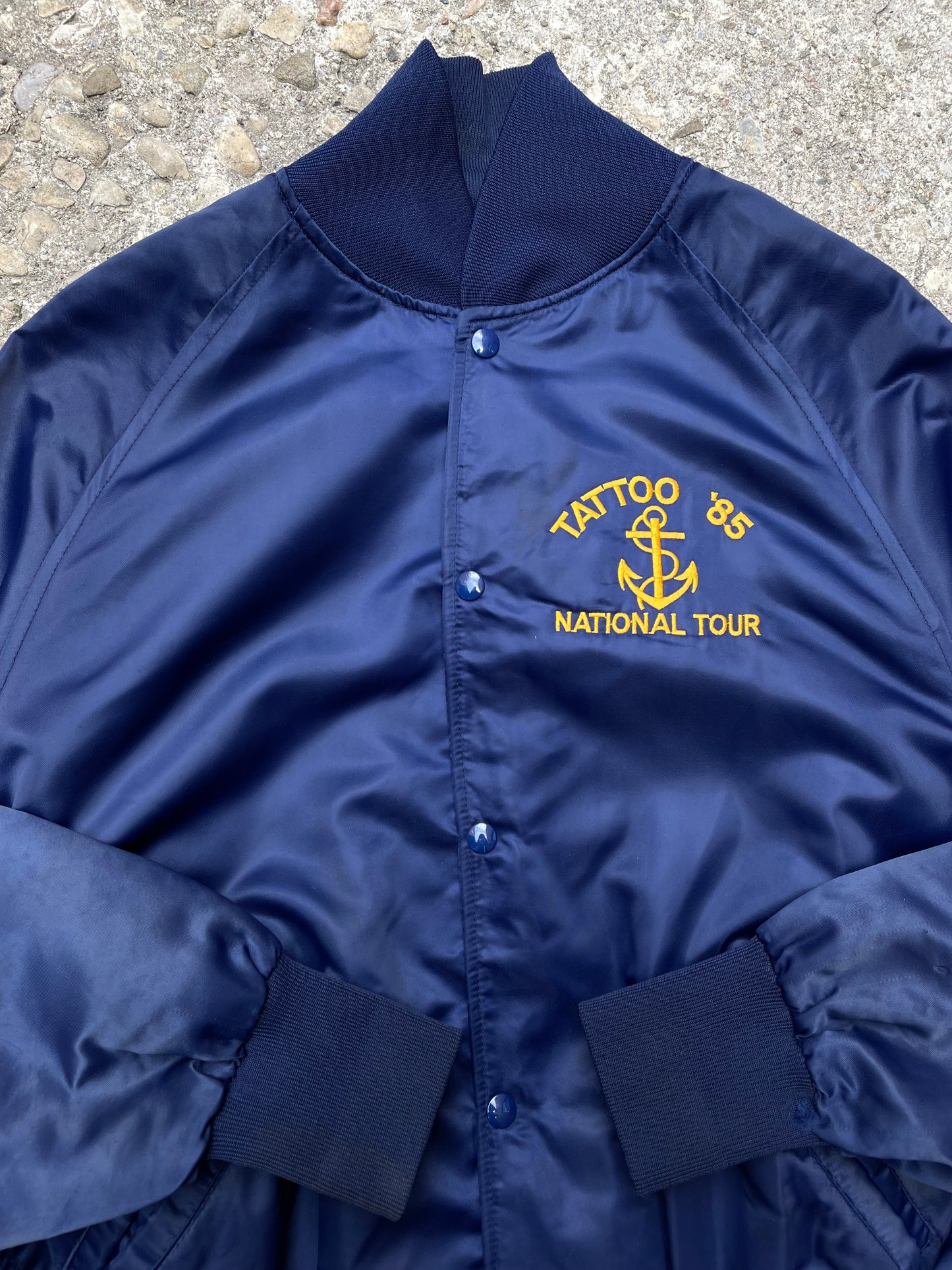 1985 Tattoo National Tour Satin Bomber Jacket - L