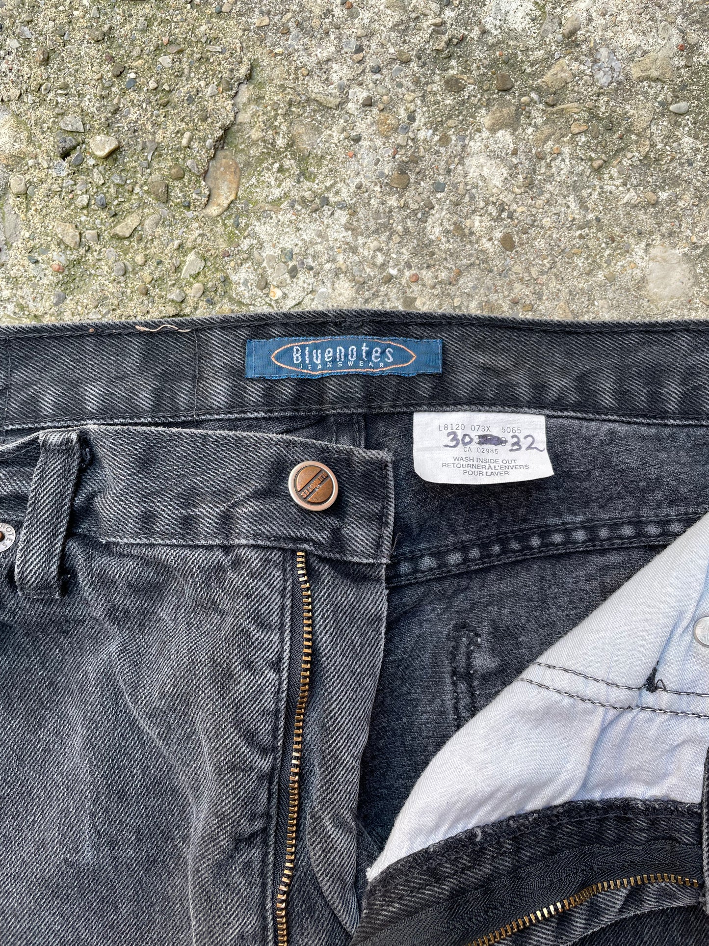 1990's Bluenotes Black Denim Jeans - 29