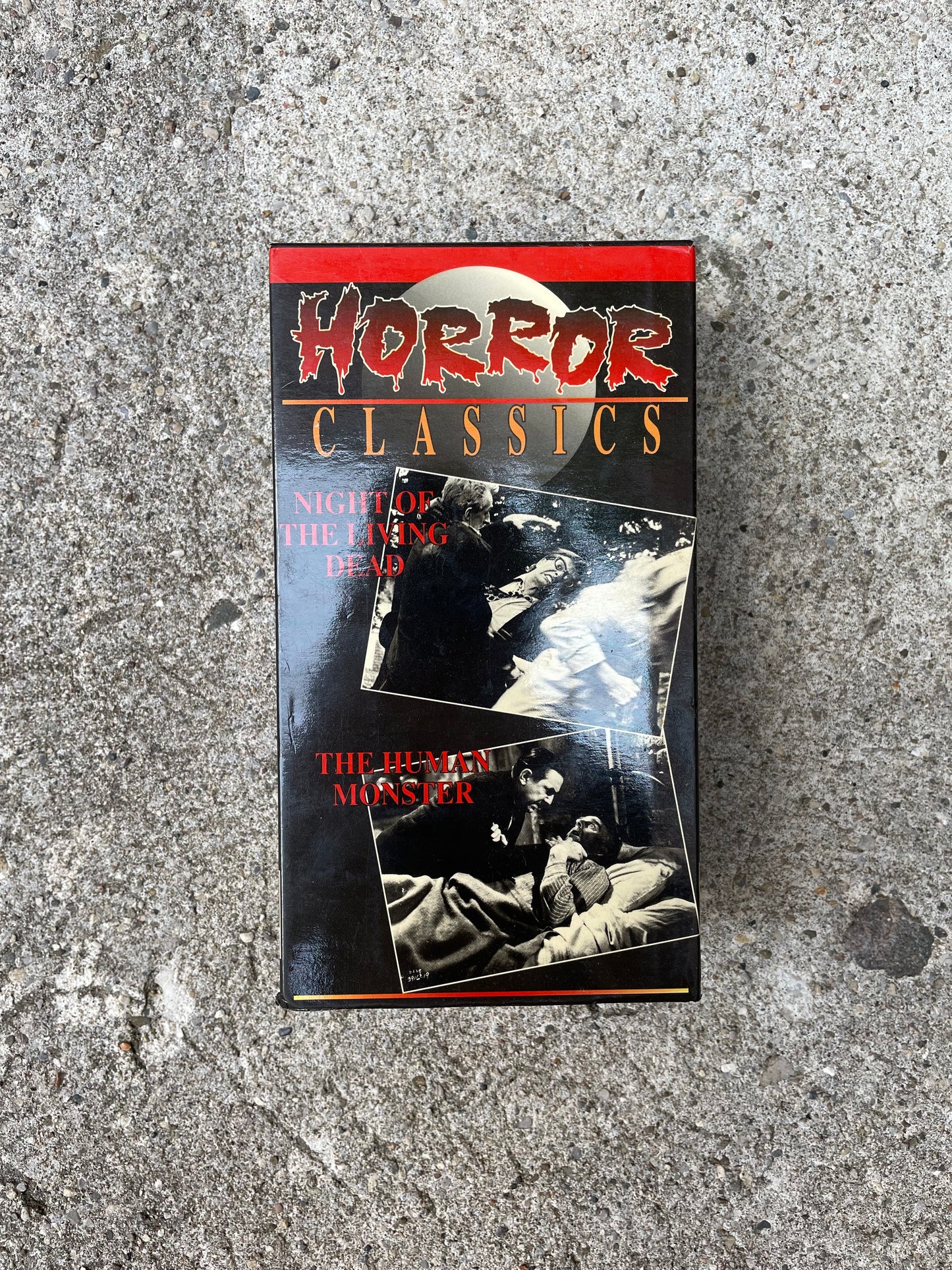 1993 Horror Classics Night of the Living Dead & The Human Monster VHS Box Set