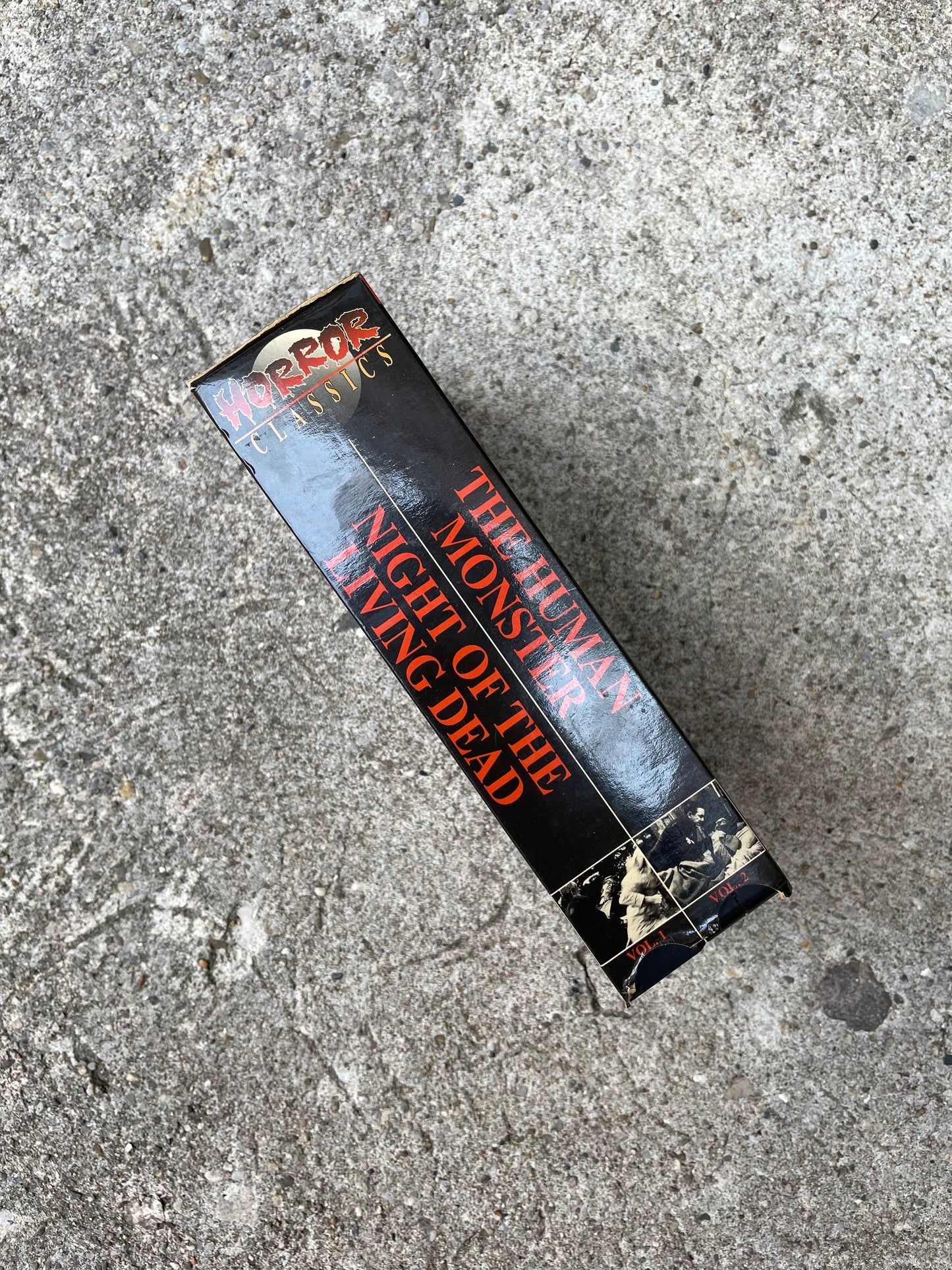 1993 Horror Classics Night of the Living Dead & The Human Monster VHS Box Set