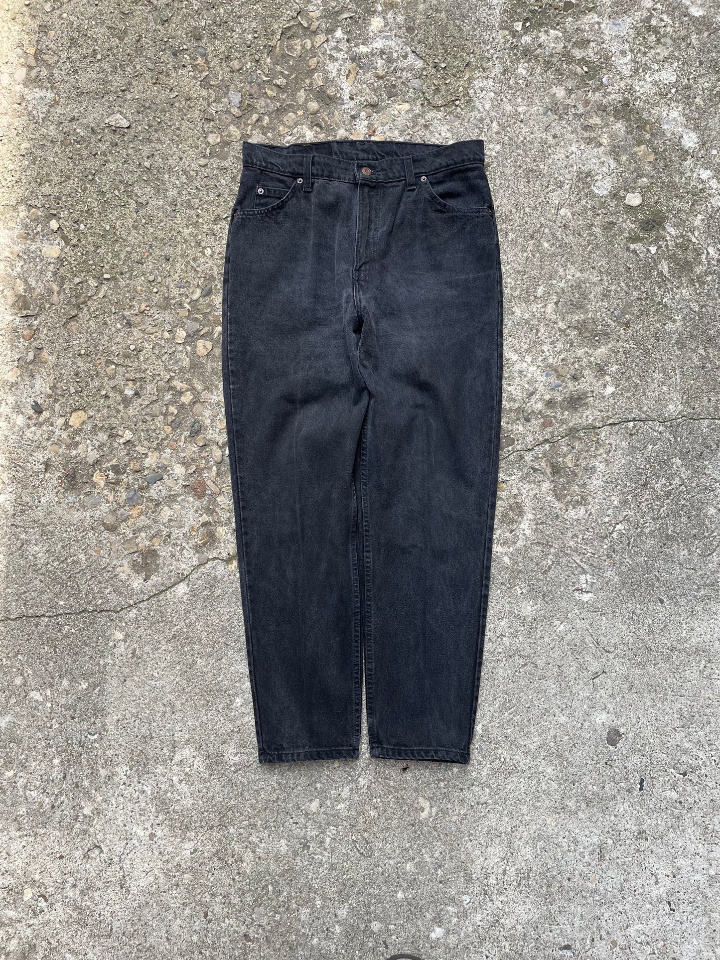 1990's Levi's 622 Orange Tab Black Denim Jeans - 32