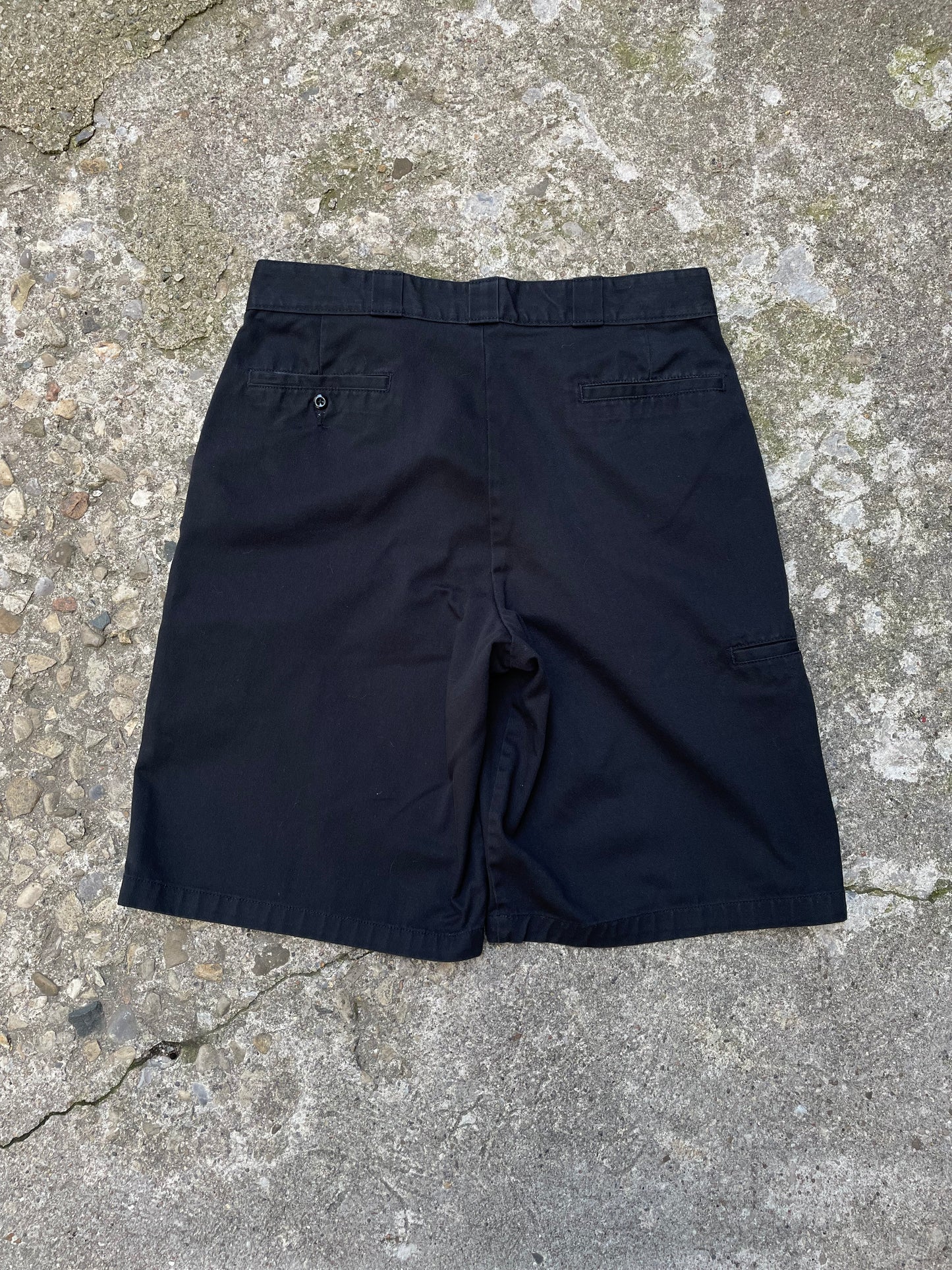 2000's Dickies Loose Fit Black Work Shorts - 36