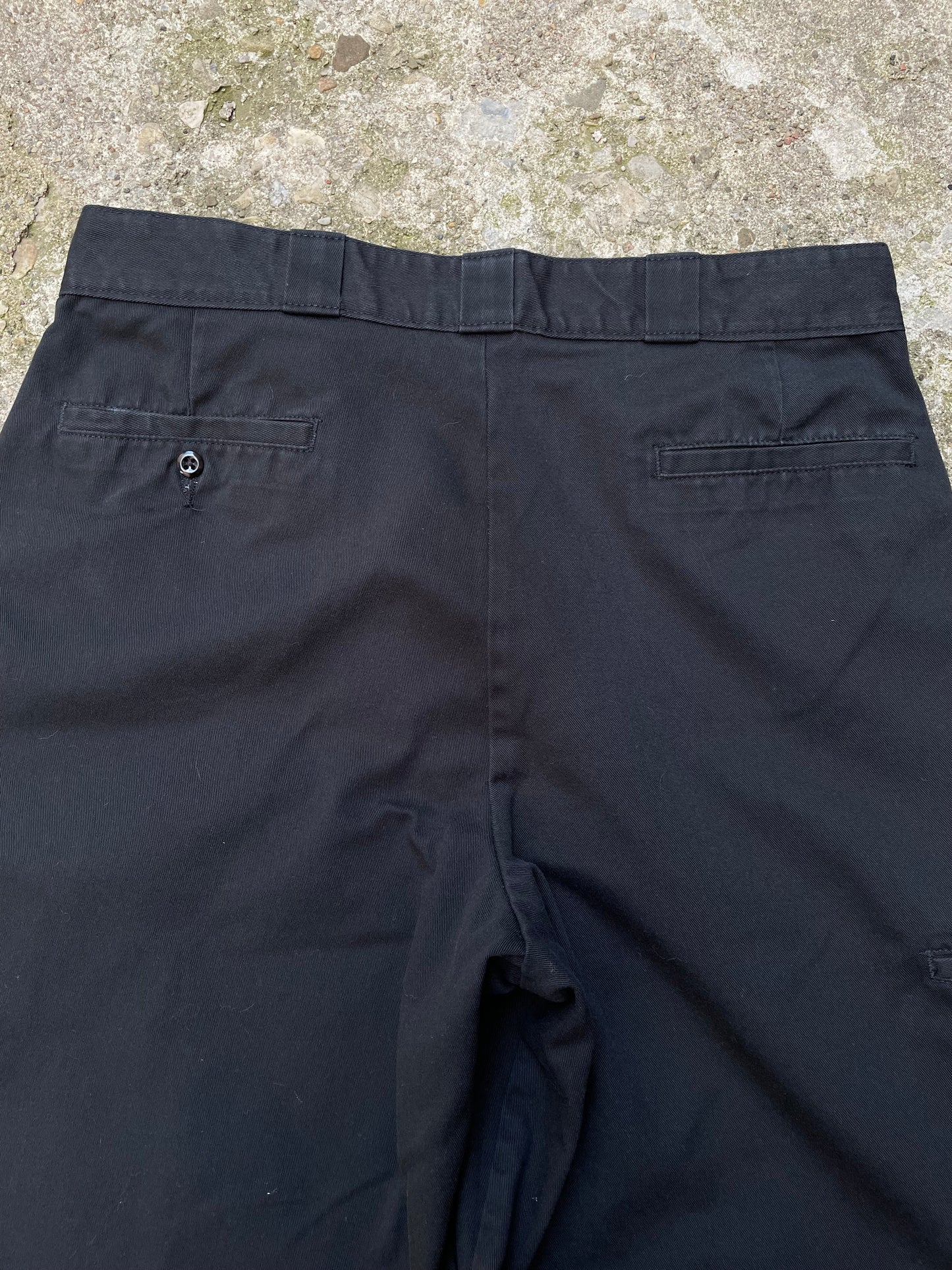 2000's Dickies Loose Fit Black Work Shorts - 36