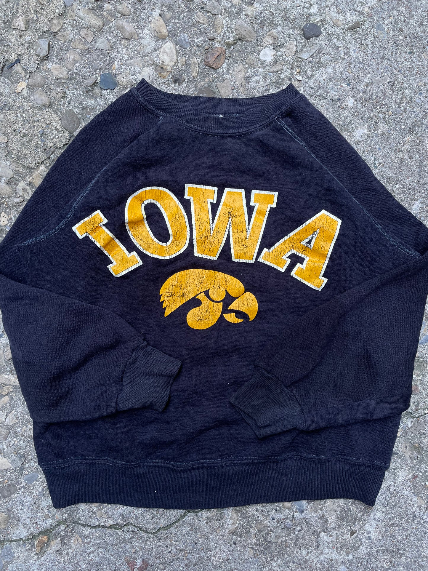 1970's/1980's Iowa Hawkeyes Graphic Crewneck Sweatshirt - S