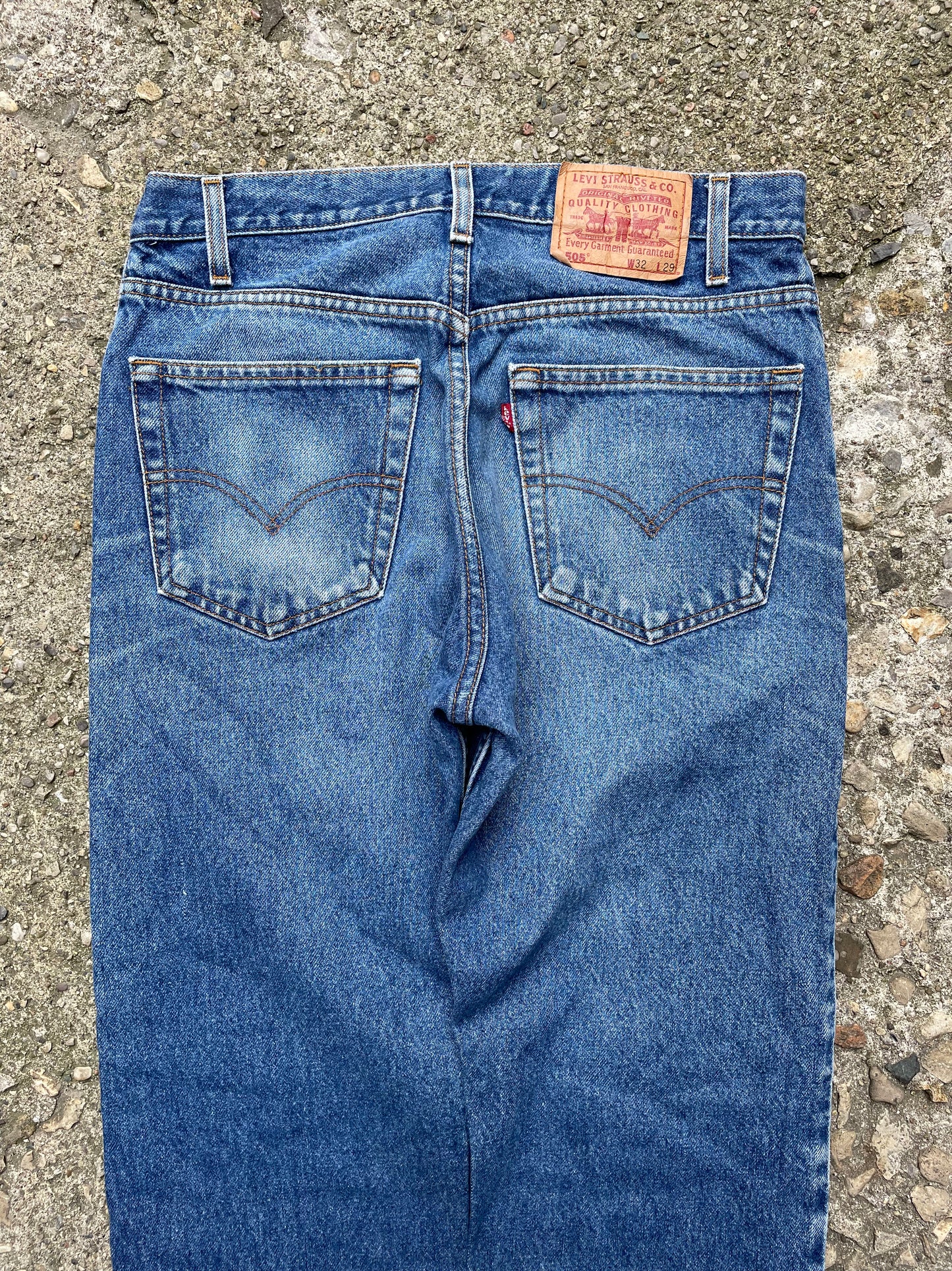 1998 Levi's 505 Faded Denim Jeans - 32