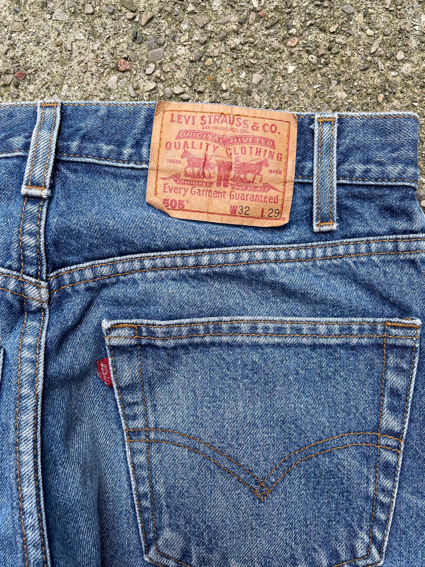 1998 Levi's 505 Faded Denim Jeans - 32