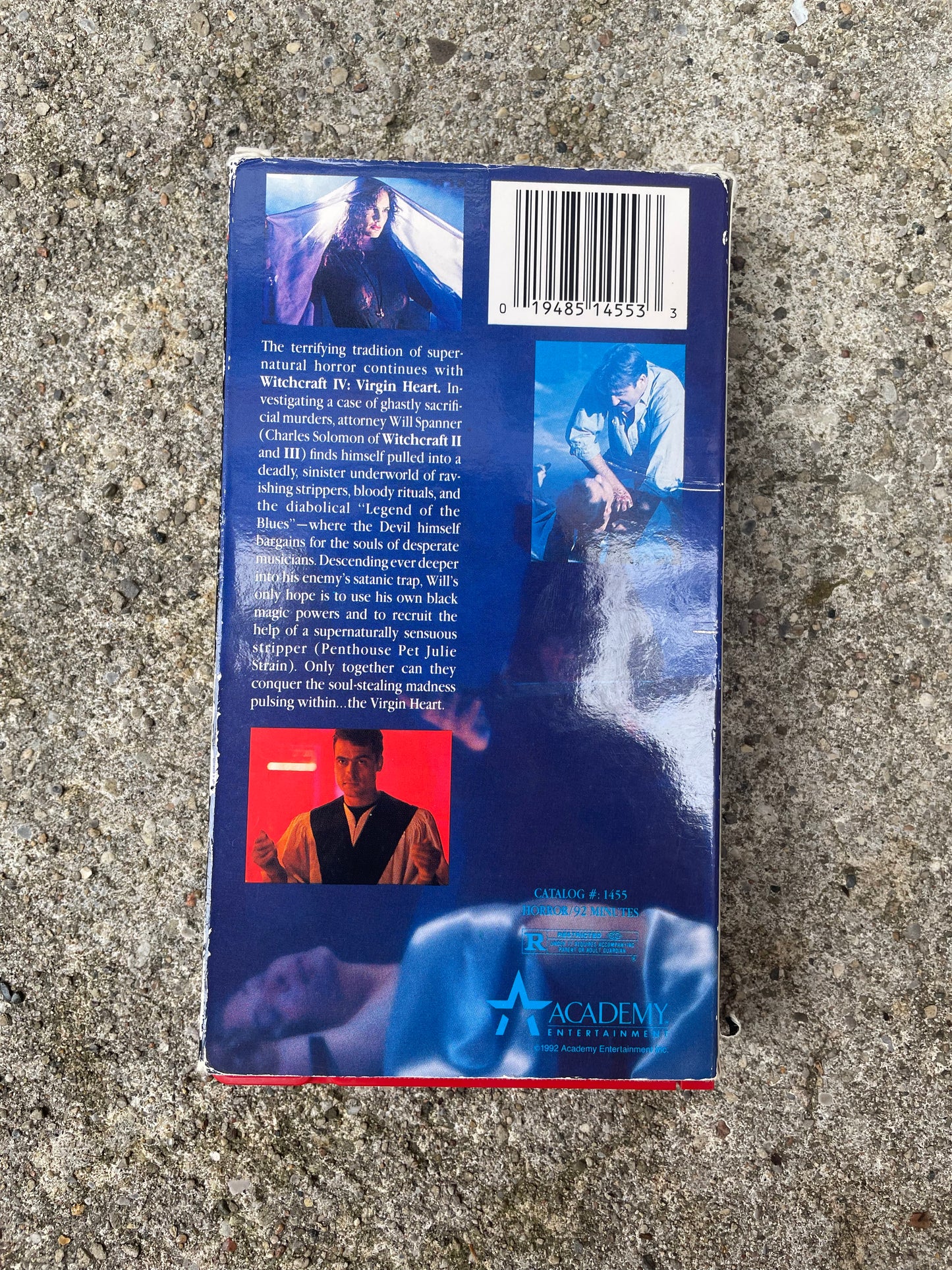 1992 Witchcraft 4: Virgin Heart VHS Tape