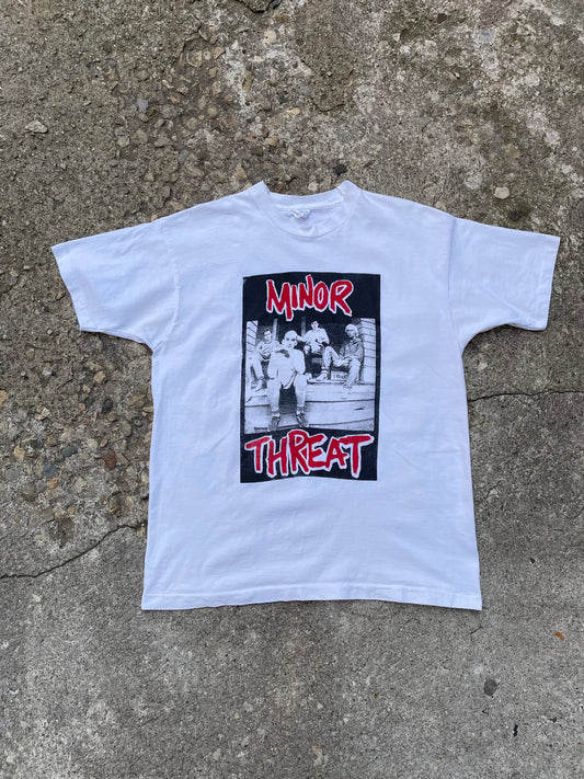 1990's Minor Threat Bootleg Band T-Shirt - XL